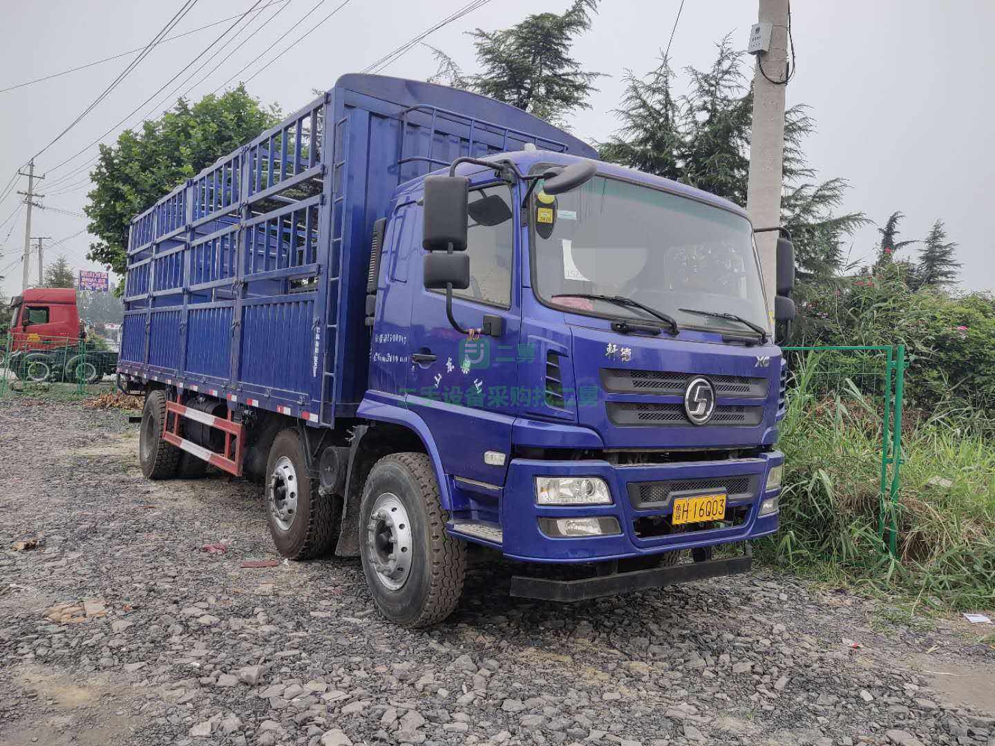 出售18年6月陜汽軒德X6貨車，國五，7.8米大廂，首付7萬