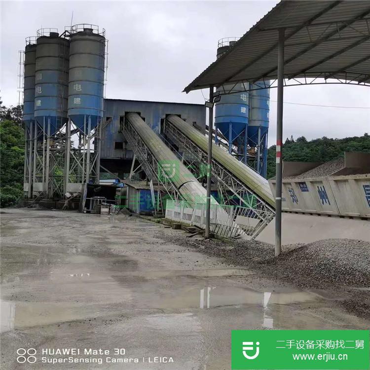 山東出售二手雙線120攪拌站