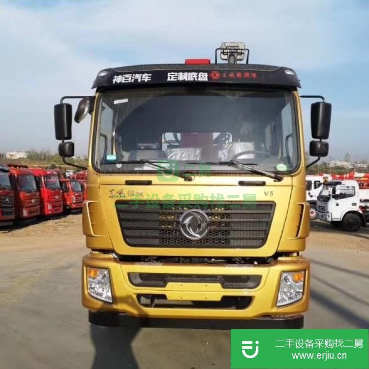 湖北出售二手東風八輪帶遙控的隨車吊