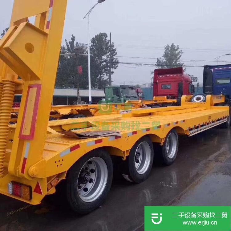 山東出售二手平板半掛車