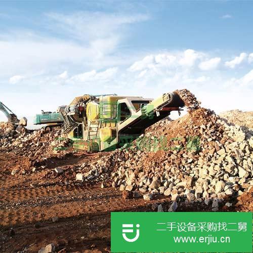 云南出售二手履帶移動破碎機