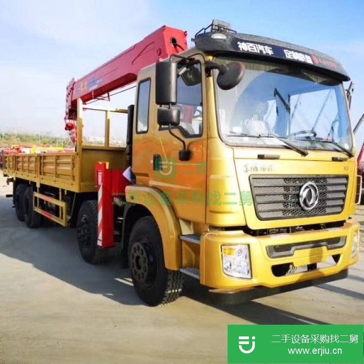 湖北出售二手東風八輪帶遙控的隨車吊