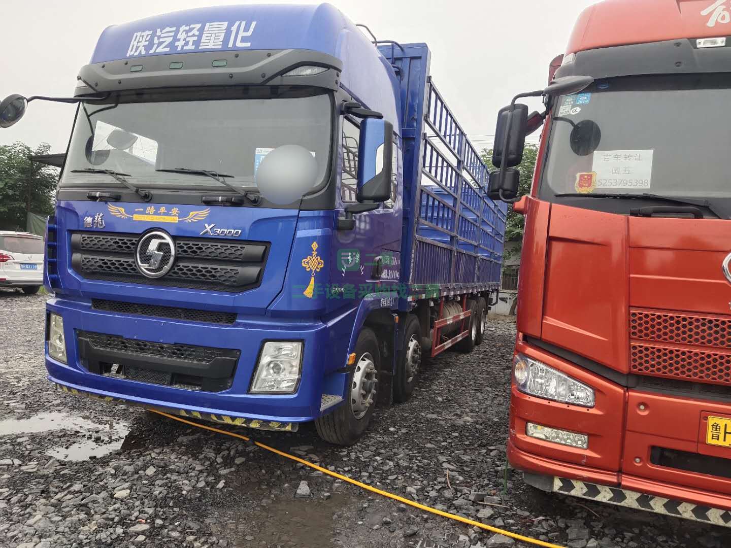 出售19年3月上戶的德龍貨車，430馬力維柴動力，首付7萬