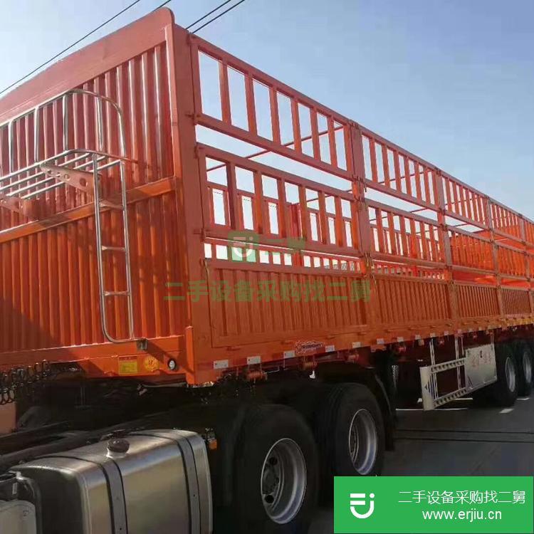 山東出售二手平板半掛車(chē)