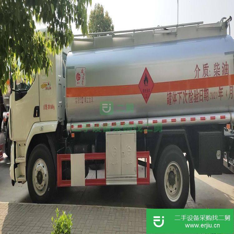 湖北出售二手,解放鋁合金油罐車