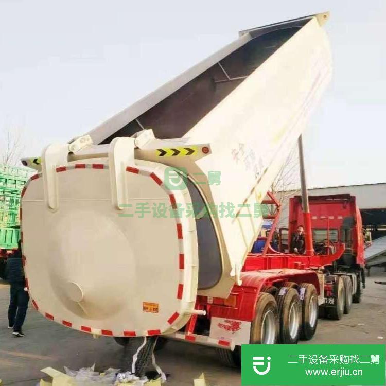 山東出售二手平板半掛車(chē)