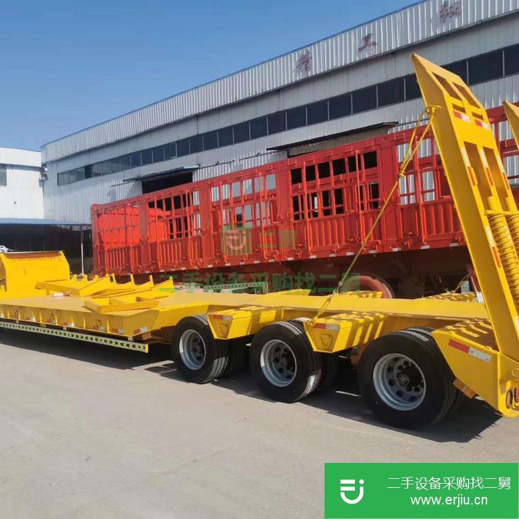 山東出售二手平板半掛車(chē)