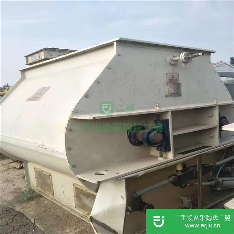 山東出售二手雙柱槳葉混合機