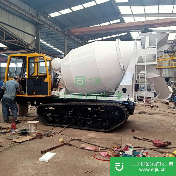 山東出售二手履帶式混凝土攪拌車