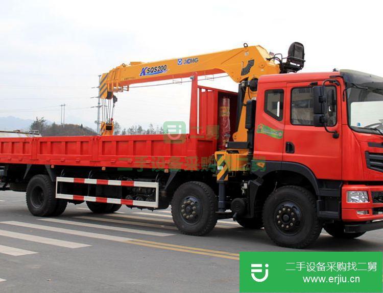 湖北出售二手10噸隨車吊九成新