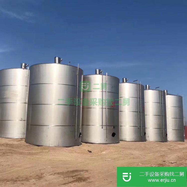 山東出售二手立式不銹鋼儲罐