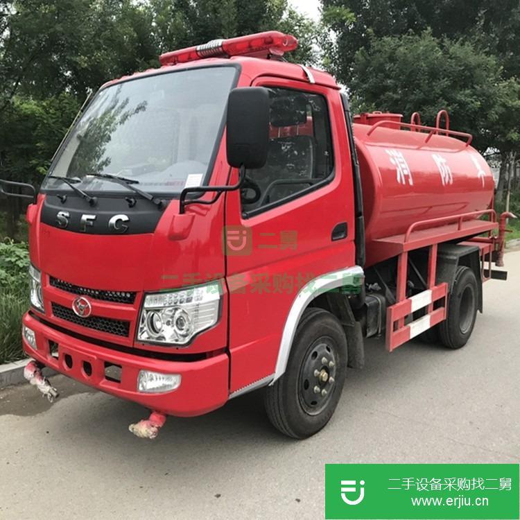 山東出售二手雙輪大型水罐消防車