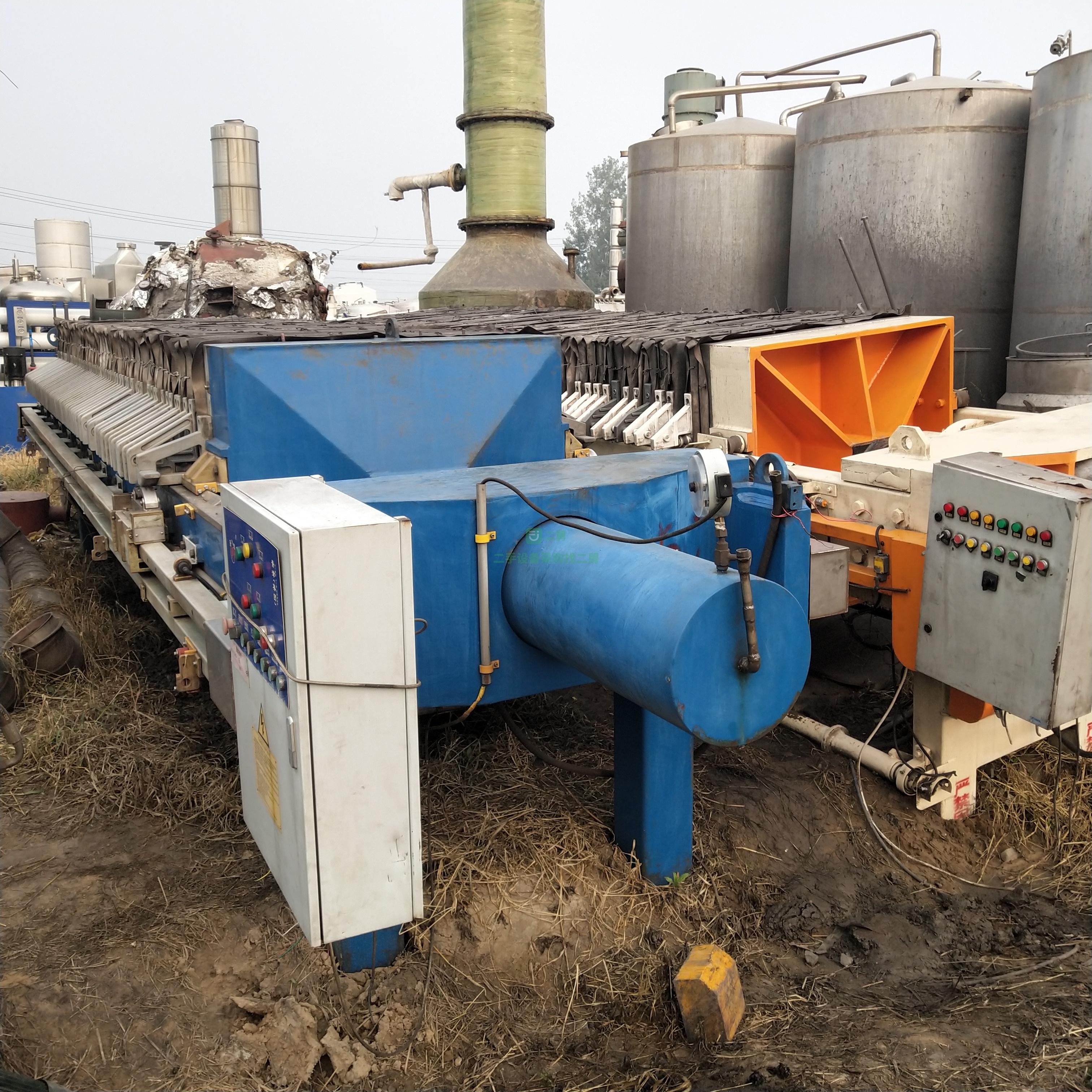 河北低價出售6臺150平方隔膜壓濾機