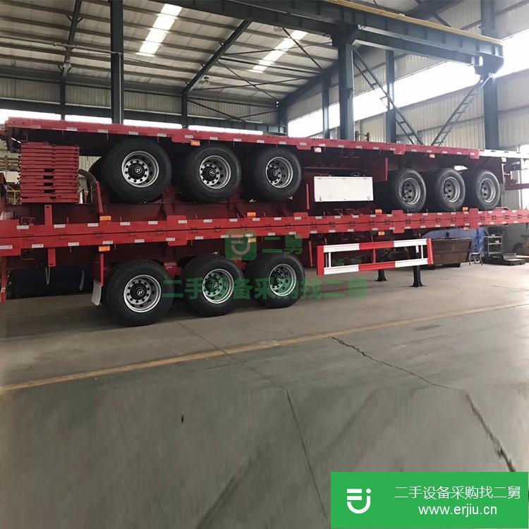 山東出售二手低平板半掛車
