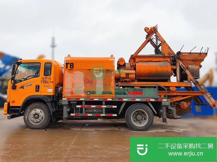湖南出售二手小型混凝土攪拌泵車