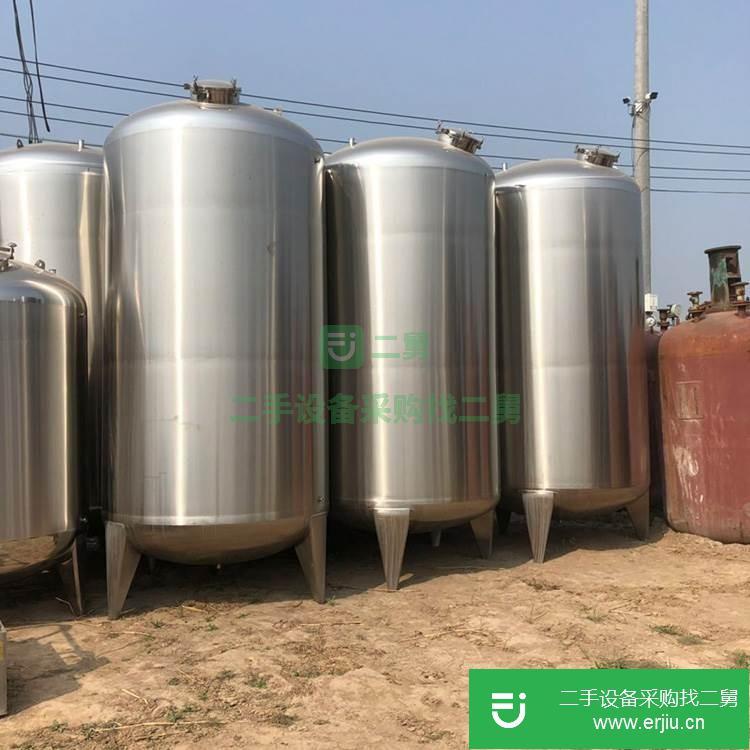 山東出售二手立式不銹鋼儲罐