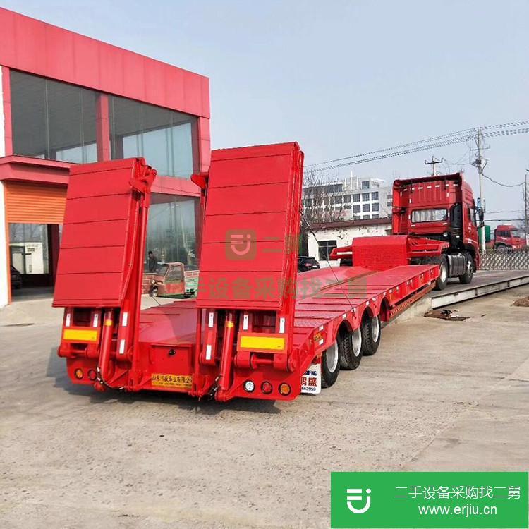 山東出售二手低平板半掛車