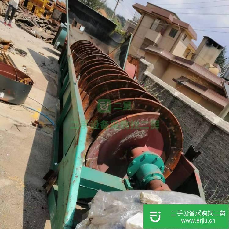 貴州出售二手單螺旋洗砂機(jī)