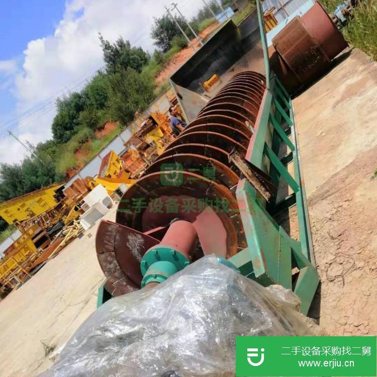 貴州出售二手單螺旋洗砂機(jī)