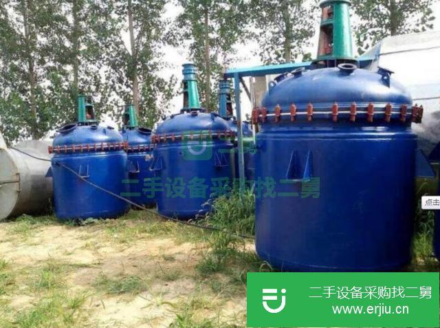 山西出售二手搪瓷反應釜九成新