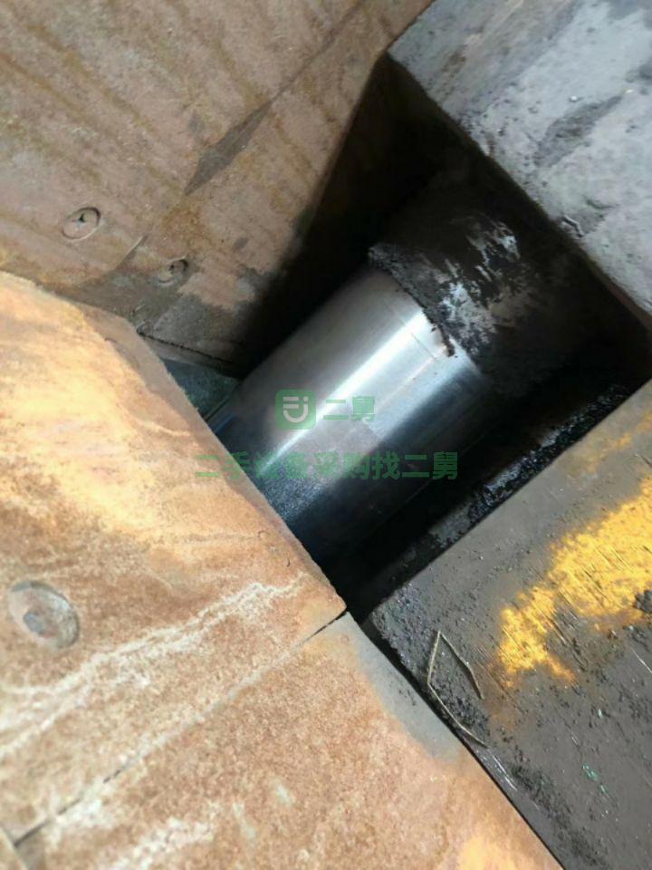 河南出售二手的華宏125噸金屬打包機壓塊機