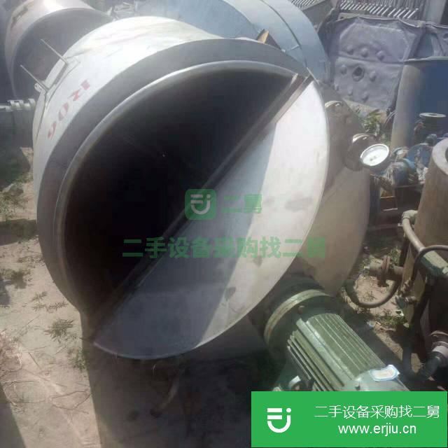 山西出售二手一噸不銹鋼攪拌罐
