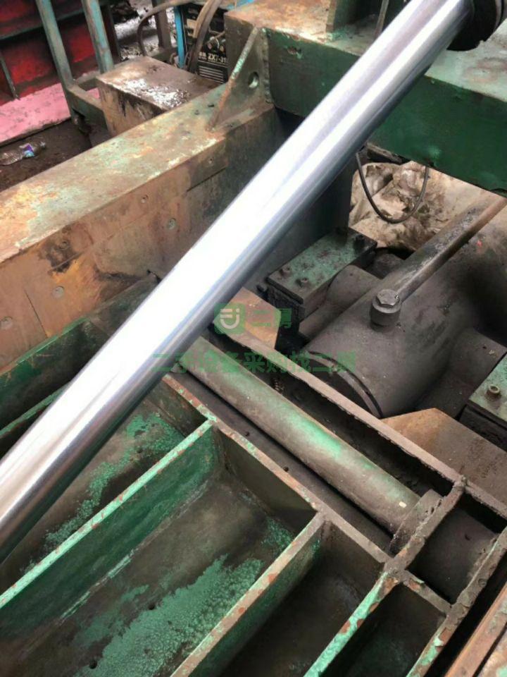 河南出售二手的華宏125噸金屬打包機壓塊機