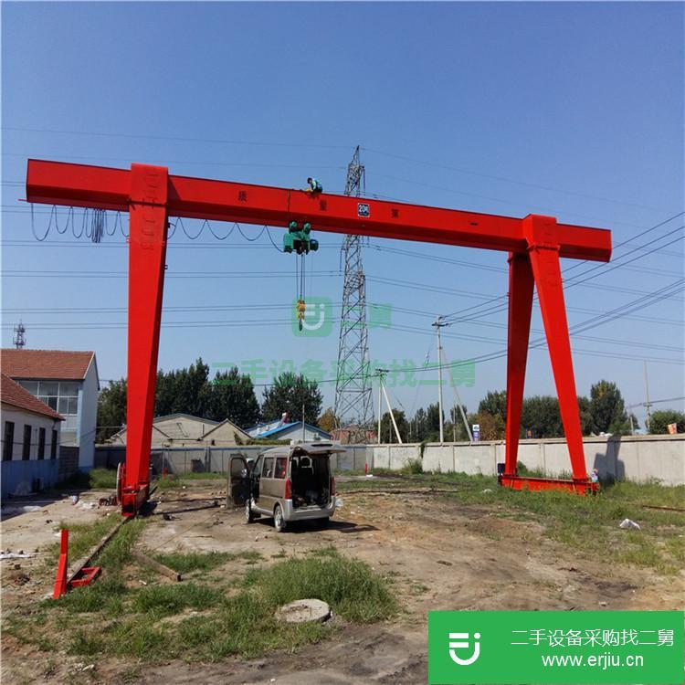 山東出售二手10噸單梁龍門吊
