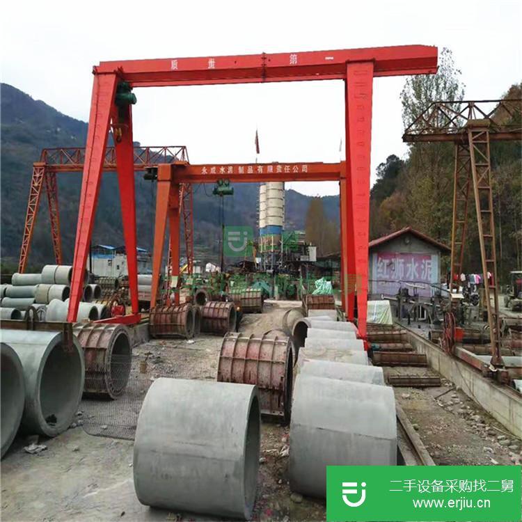 山東出售二手10噸單梁龍門吊