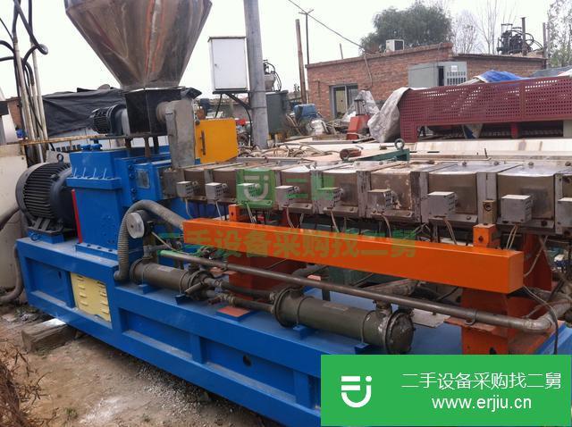 河北出售二手雙螺桿造粒機