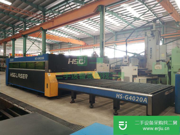 廣西出售二手宏山3000瓦激光切割機(jī)