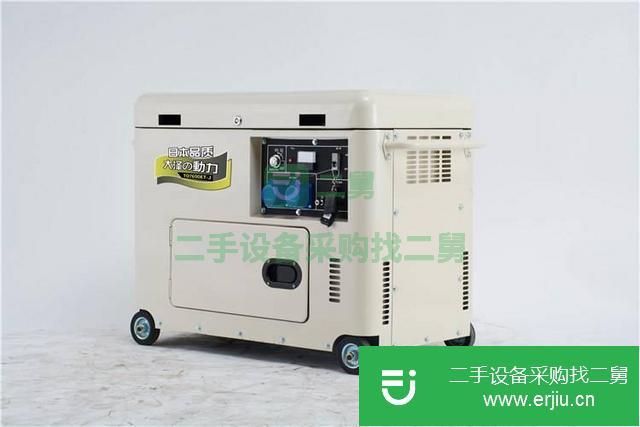 山西出售二手純銅3kw柴油發電機