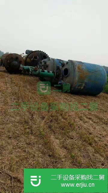 河北出售二手5噸搪瓷反應釜