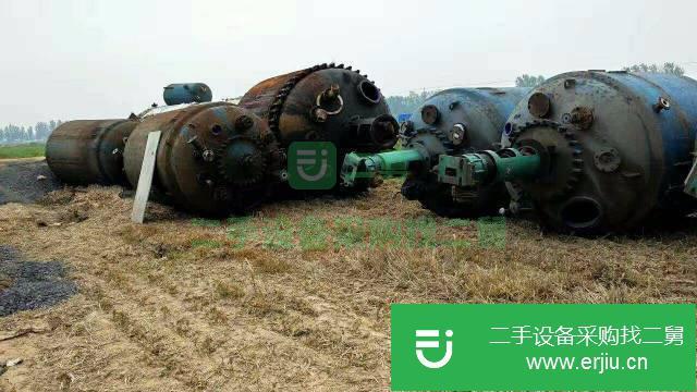 河北出售二手5噸搪瓷反應釜