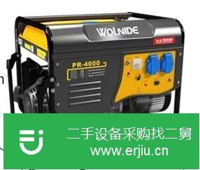 浙江出售二手3000W小型汽油發電機