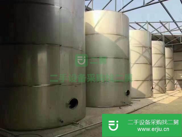 山西出售二手50立方不銹鋼儲罐