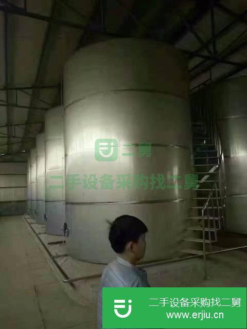 山西出售二手50立方不銹鋼儲罐