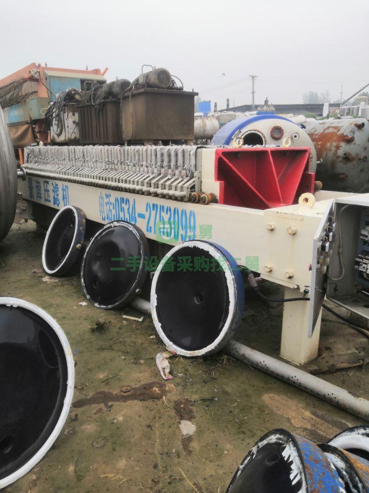 山東出售二手九成新京津HMZG450板框壓濾機