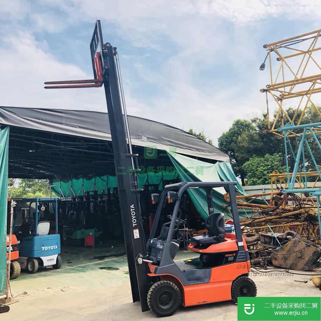 上海出售二手豐田7FB15電瓶叉車