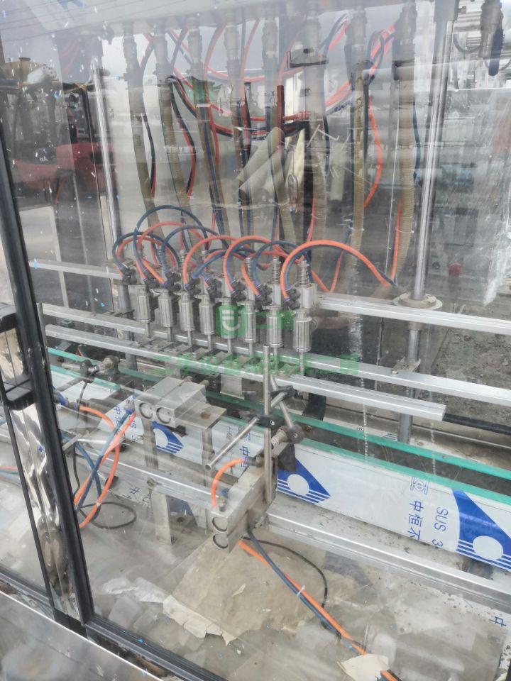 山東出售二手九成新的直線罐裝機