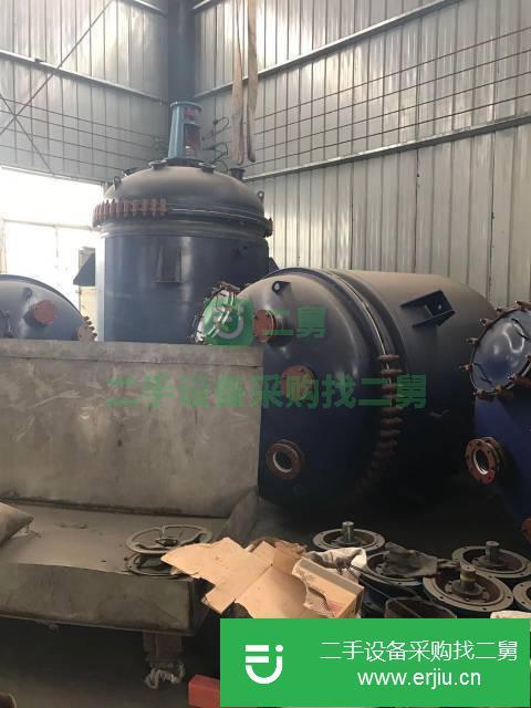 河北出售二手不銹鋼搪瓷反應釜