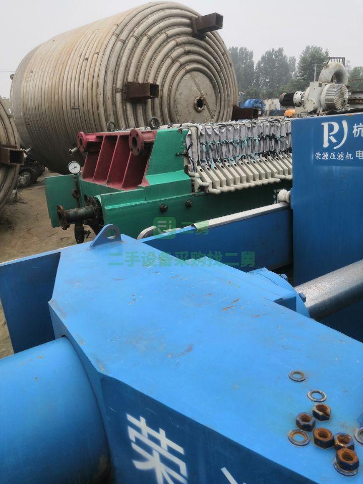 山東出售二手九成新京津HMZG450板框壓濾機