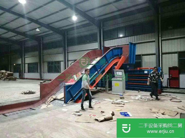 廣東出售二手江蘇產液壓廢紙打包機