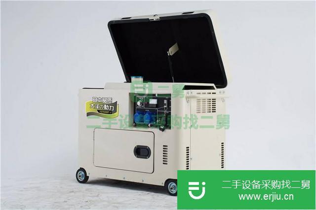 山西出售二手純銅3kw柴油發電機