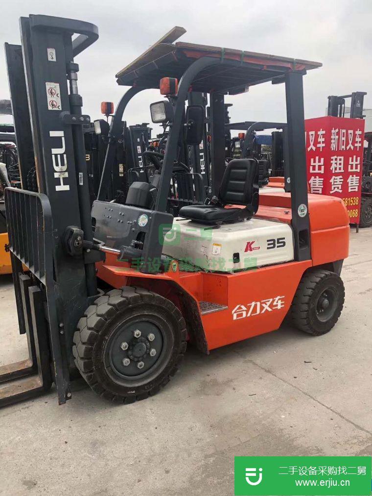 西藏出售二手9成新合力叉車(chē)