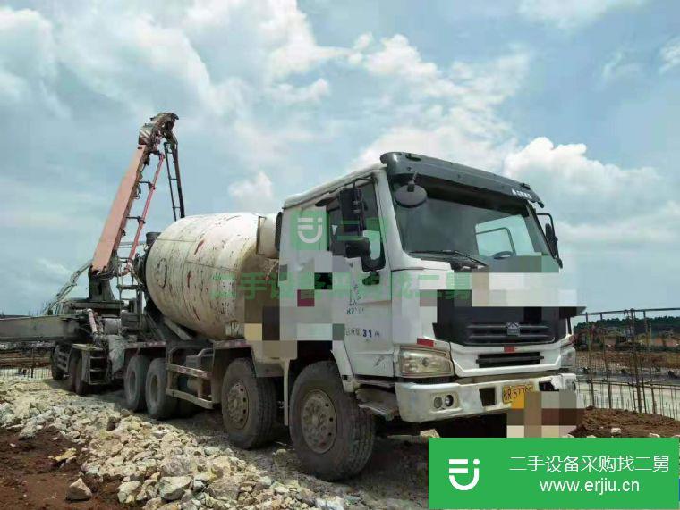 廣西出售二手豪沃十二方攪拌車