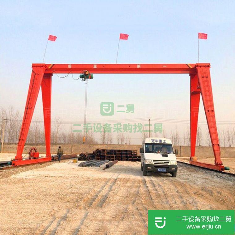山東省出售二手6噸30米包廂式龍門吊
