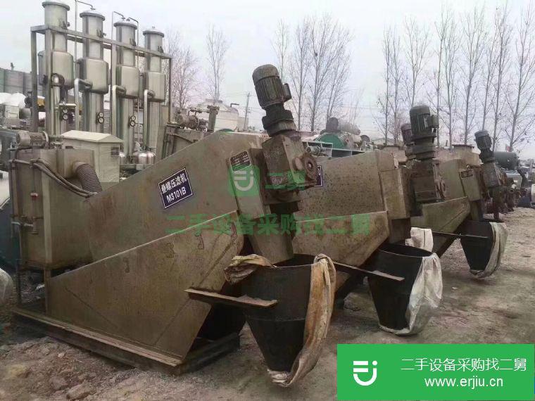 山東出售二手疊螺污泥脫水機
