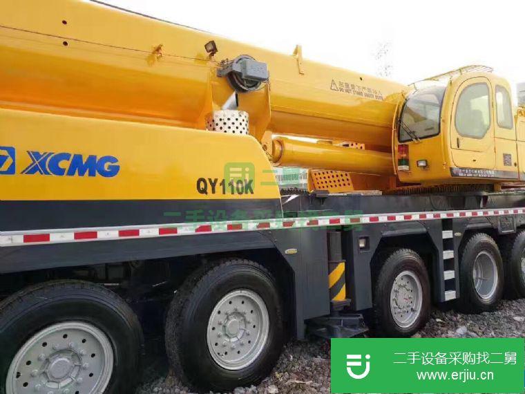 上海出售二手8成新徐工QY110K汽車起重機