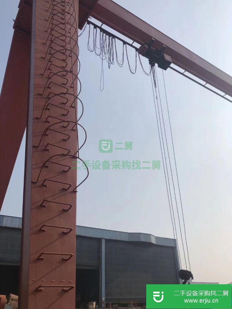 山東省出售二手75噸35米雙主梁門式起重機
